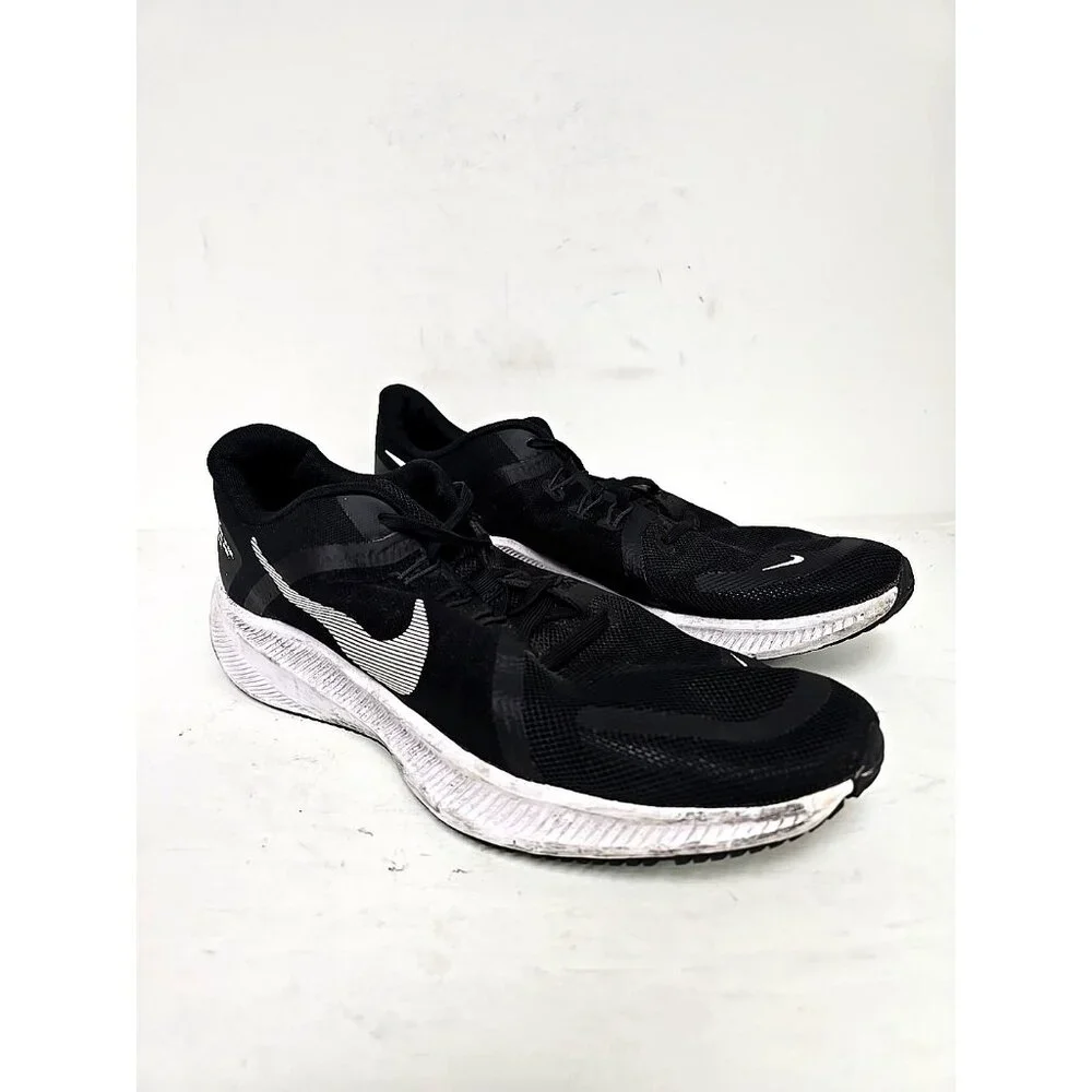 Nike Men's Quest 4 DA1105-006 Running Shoe Black White Size 12M - Picture 1 of 8